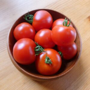 Bowl of Ailsa Craig tomatoes