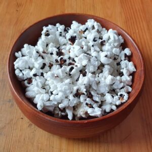 A bowl of Irish grown popcorn